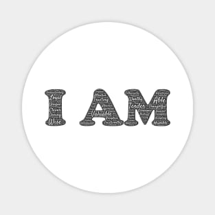 Self Love and Care - I am affirmations Magnet